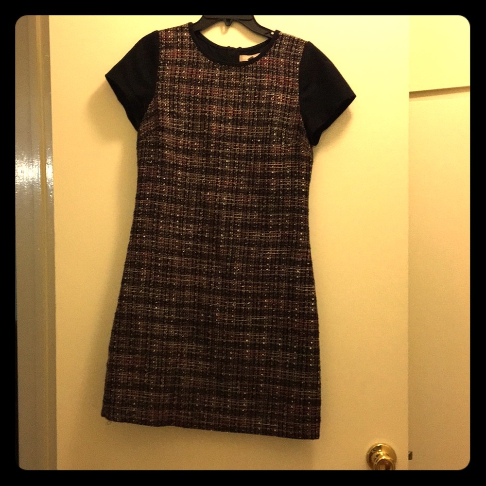 Tweed holiday dress